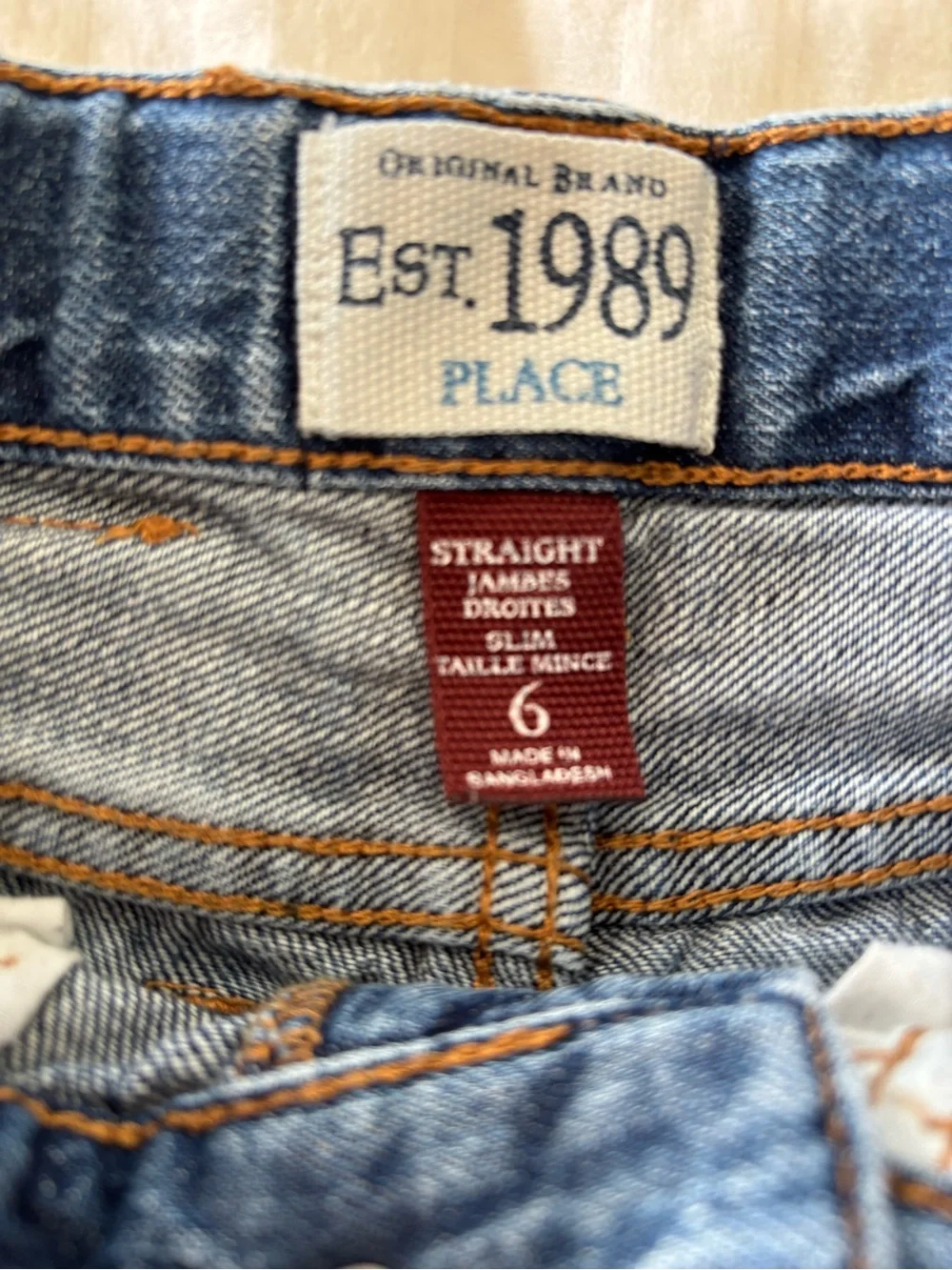 Boys 6 slim Children’s Place Straight Jeans